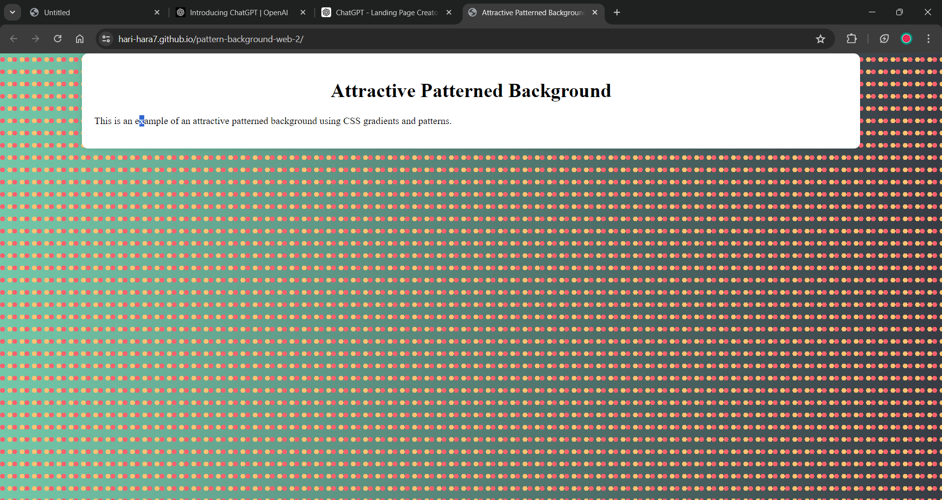 Pattern 2